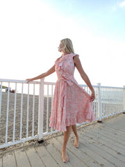 Spring cotton dress with Ruffles